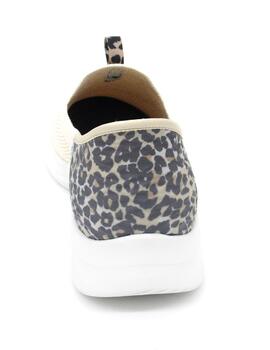 Deportivo Skechers 149712/LPD bco. leopardo mujer