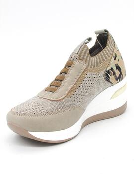 Deportivo Mysoft 22M250 taupe para mujer