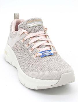 Skechers 149058/NTLP  beige/rosa para mujer