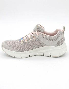 Skechers 149058/NTLP  beige/rosa para mujer