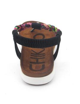 Sandalia Chika 10 Canelita 02 negro para mujer