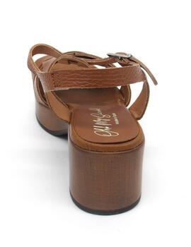 Sandalia Oh My Sandals 5241 cuero con cuña