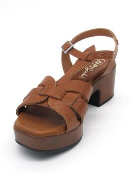 Sandalia Oh My Sandals 5241 cuero con cuña