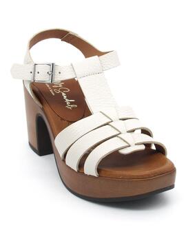 Sandalia Oh My Sandals 5244 hielo con tacon