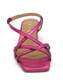 Sandalia FRANK 27943 fucsia con tacon