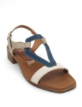 Sandalia Oh My Sandals 5168 taupe/marino