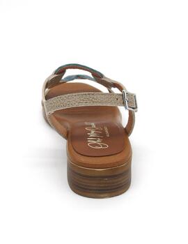 Sandalia Oh My Sandals 5168 taupe/marino