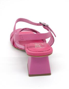 Sandalia Oh My Sandals 5263 fucsia con tacon