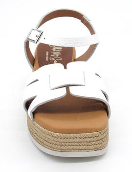 Sandalia Oh My Sandals 5209 blanco con cuña