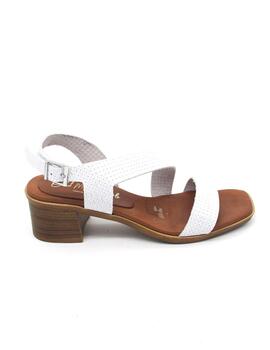 Sandalia Oh My Sandals 5172 blanco con tacon