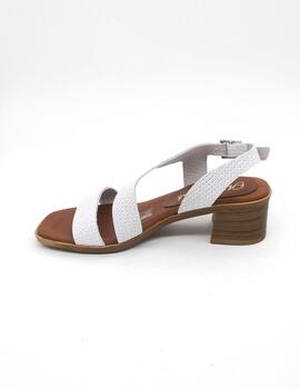 Sandalia Oh My Sandals 5172 blanco con tacon