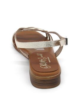 Sandalia Oh My Sandals 5163 plana color cava