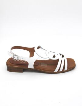Sandalia Oh My Sandals 5163 plana blanca