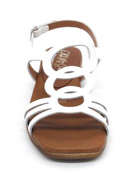 Sandalia Oh My Sandals 5163 plana blanca