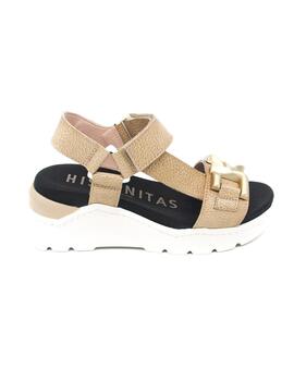 Sandalia Hispanitas beige con cuña