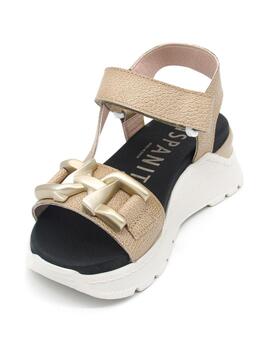 Sandalia Hispanitas beige con cuña