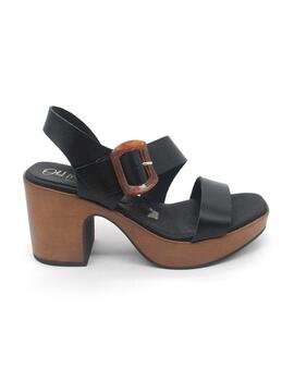 Sandalia Oh My Sandals 5245 negro tacon