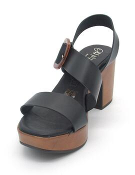 Sandalia Oh My Sandals 5245 negro tacon