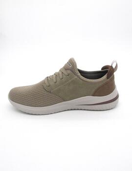Deportivo Skechers 210239/TPE  taupe para hombre