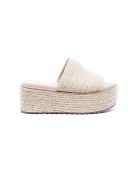 Sandalia COOLWAY  Mujer Beige Plataforma NEWBOR