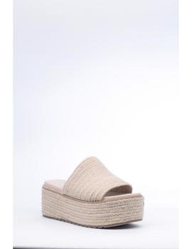 Sandalia COOLWAY  Mujer Beige Plataforma NEWBOR