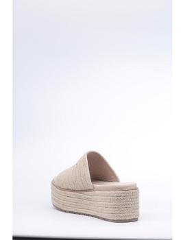 Sandalia COOLWAY  Mujer Beige Plataforma NEWBOR