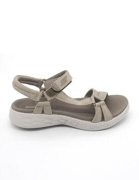 Sandalia Skechers 15316 beige