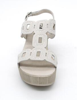 Sandalia 24HRS 25715 beige para mujer