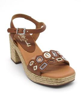 Sandalia 5232 Oh My Sandals cuero con tacon