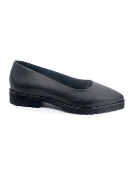 Bailarina Gioseppo 70801 negro piel para mujer