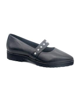 Bailarina Gioseppo 70829 negro tachuelas mujer