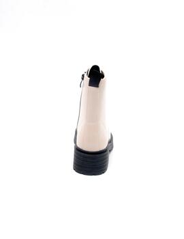 Botín militar Chica 10 DALLAS 01F beige para mujer