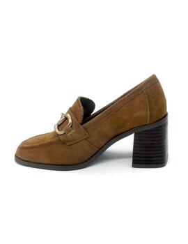 Zapato Carmela 161138 camel serraje para mujer