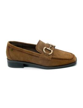 Zapato Carmela 161233 camel serraje para mujer