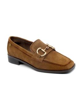 Zapato Carmela 161233 camel serraje para mujer