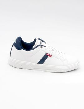 Deportivas Levis SNEAKERS bco/marino hombre