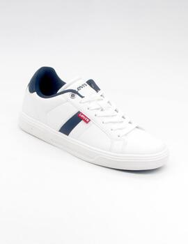 Deportivas Levis SNEAKERS bco/marino hombre