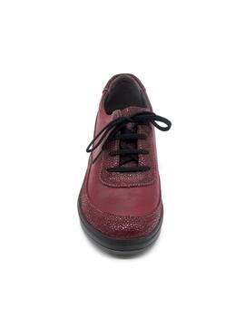 Zapato Leyland 3402 burdeos para mujer