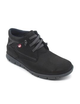 Botín On Foot 8702 negro para mujer