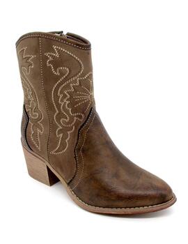Botín Chika 10 Lily 25 taupe para mujer