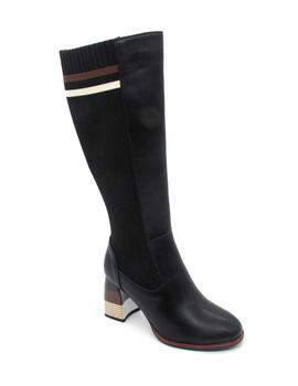 Bota Rockaway 84351 negro para mujer