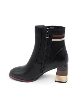 Botín Rockaway 84350 negro para mujer