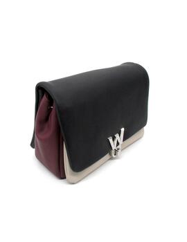 Bolso Wonders WB 502226 negro/granate para mujer