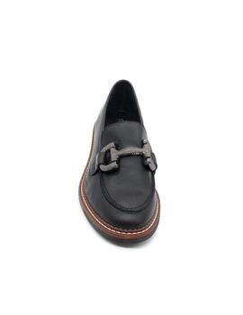 Mocasín Frank 17146 negro para mujer