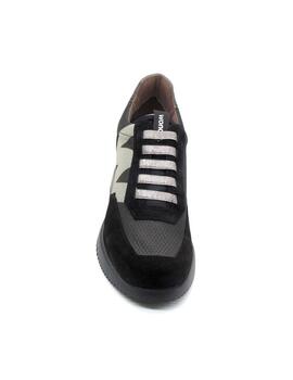 Zapato Deportivo Wonders G-6612 negro para mujer