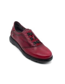 Zapato Fluchos F1866 burdeos para mujer