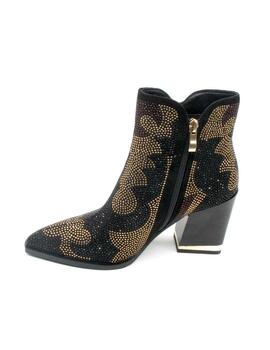 Botín Rock Away 85665 negro para mujer