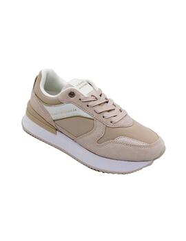 Deportivas Tommy FWOFW07594 beige para mujer