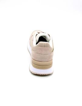 Zapatilla Tommy FWOFW07594 beige para mujer