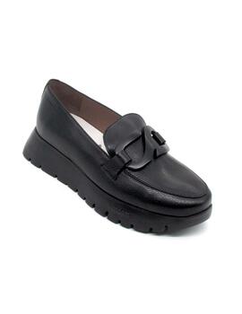 Mocasín Wonders A-2453 negro para mujer